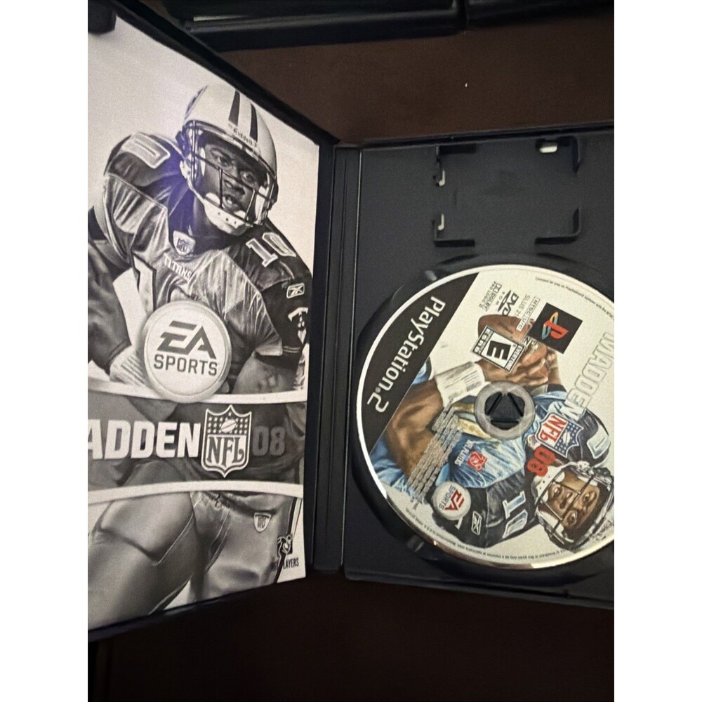 Madden NFL 08 (Sony PlayStation 2, 2007) Complete Manual PS2 Tested CIB 2008 - Picture 2 of 3